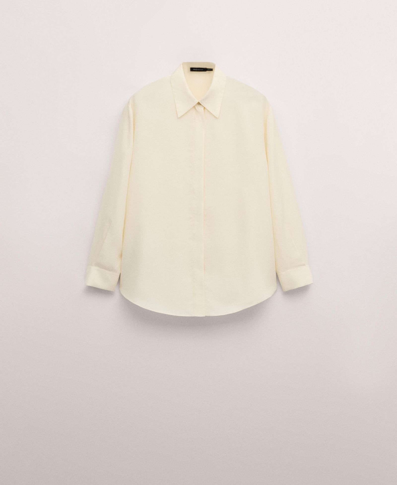 Women's Selection Silk with Concealed Buttons Blouse