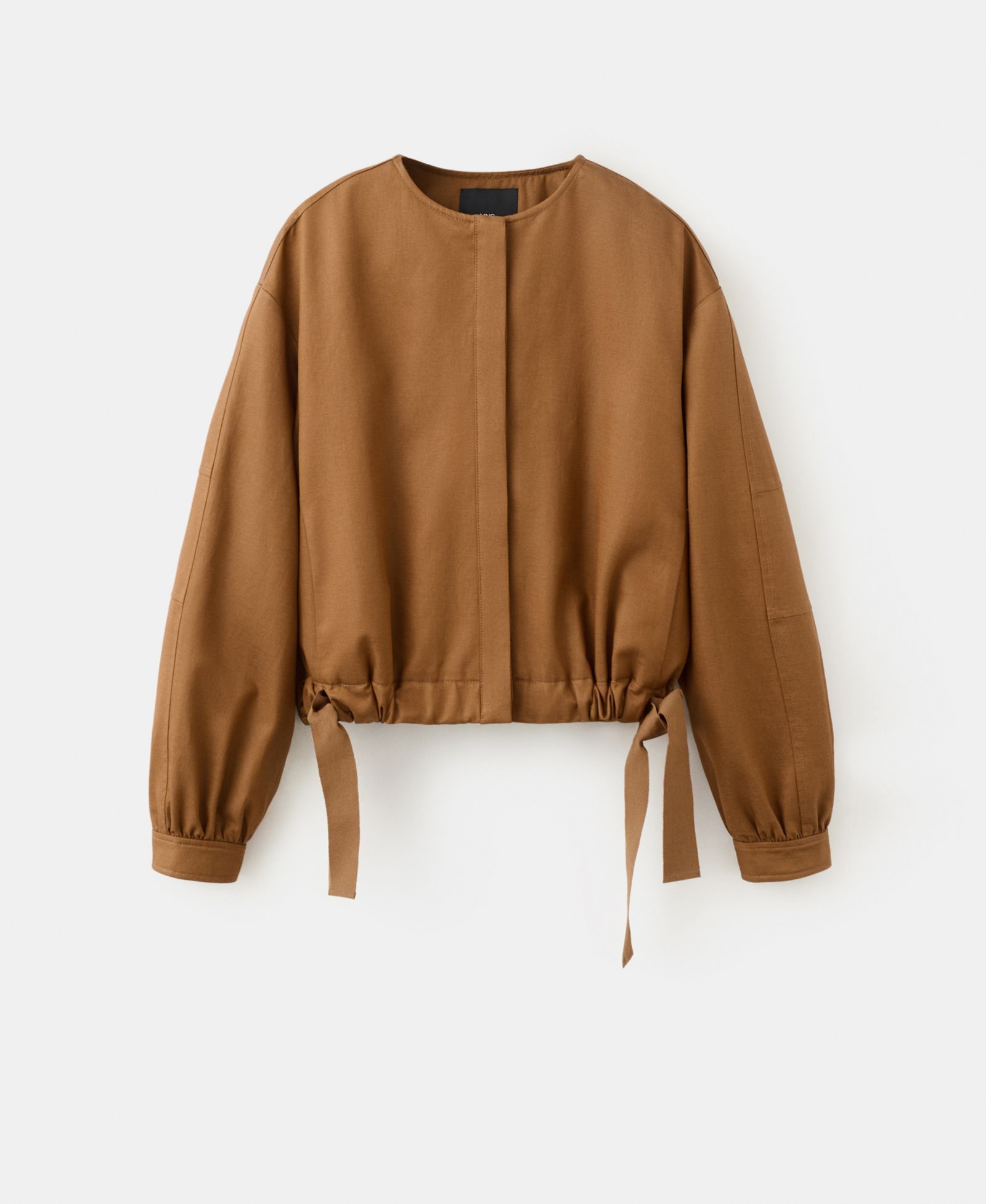 Mango Women's Elastic Bands Lyocell Jacket
