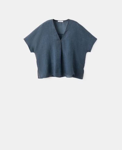 MANGO Женский кафтан Mango Ramie Overdyed Effect