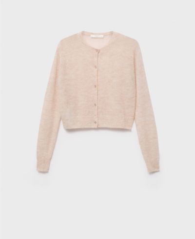 Mango Women's Short Wool Cardigan