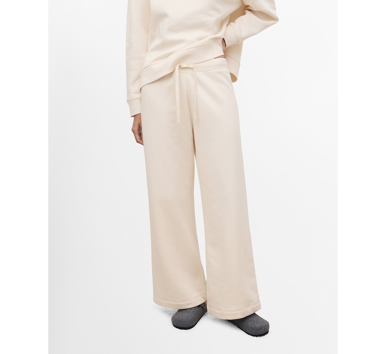 Женские свободные хлопковые брюки Mango