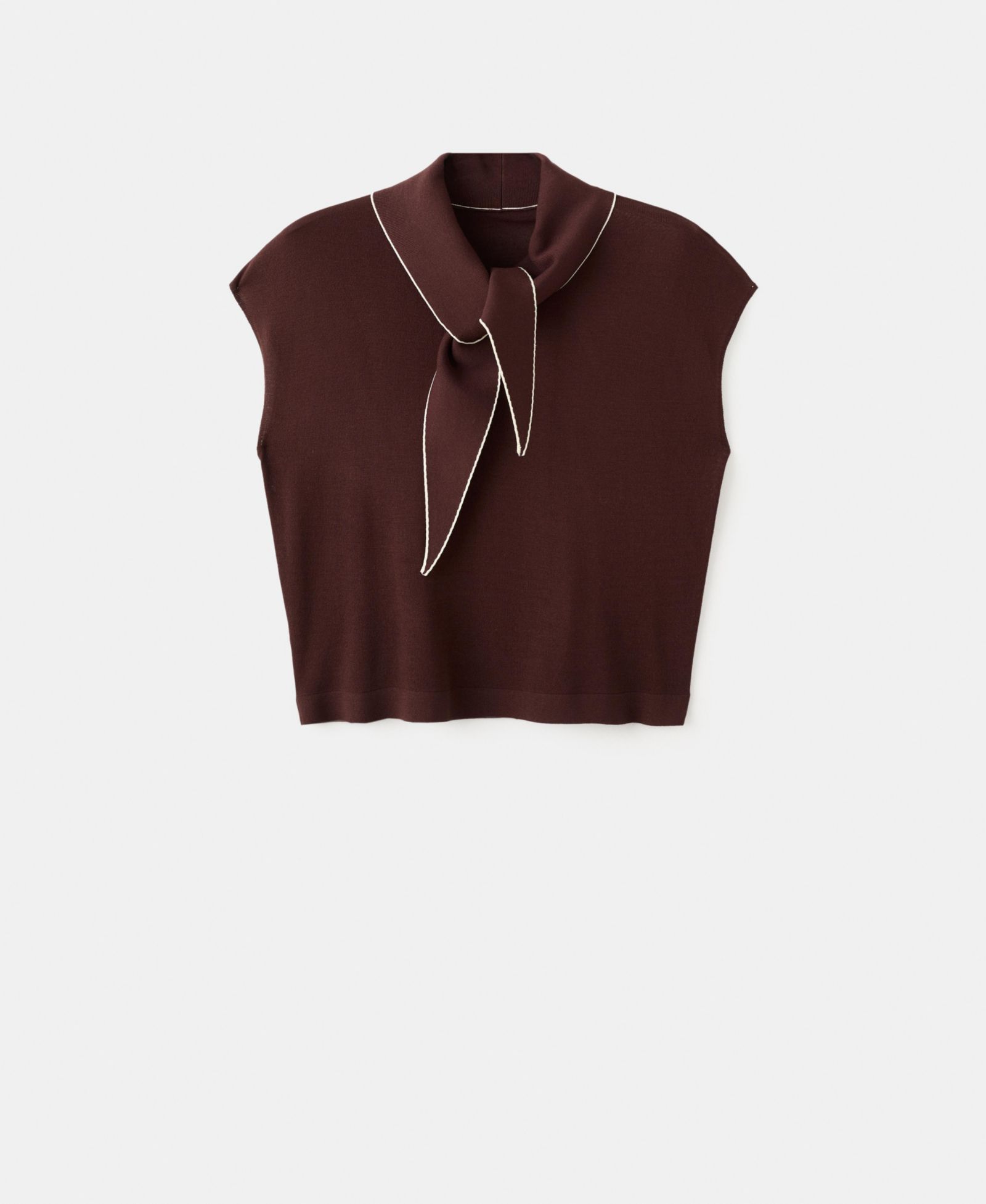 Mango Women's Handkerchief Detail Knit Top