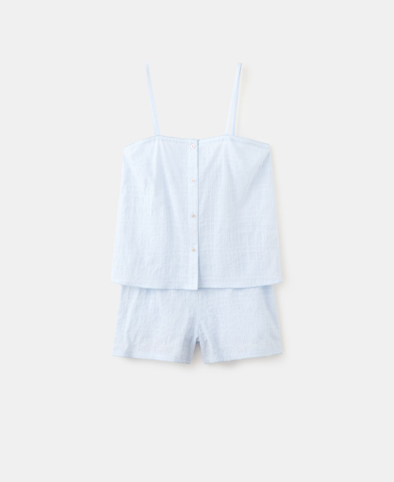 Mango Women's Two-Piece Cotton Pajama Set