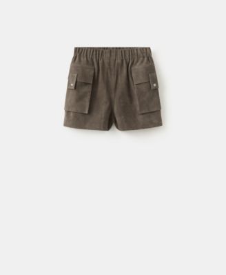 Женские шорты Mango Pockets Suede