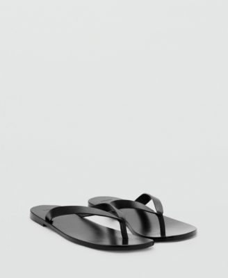 Mango Women's Leather Strap Sandals