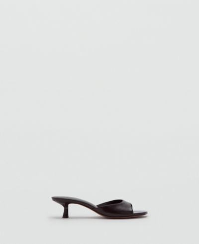 Mango Women's Kitten Heel Sandals