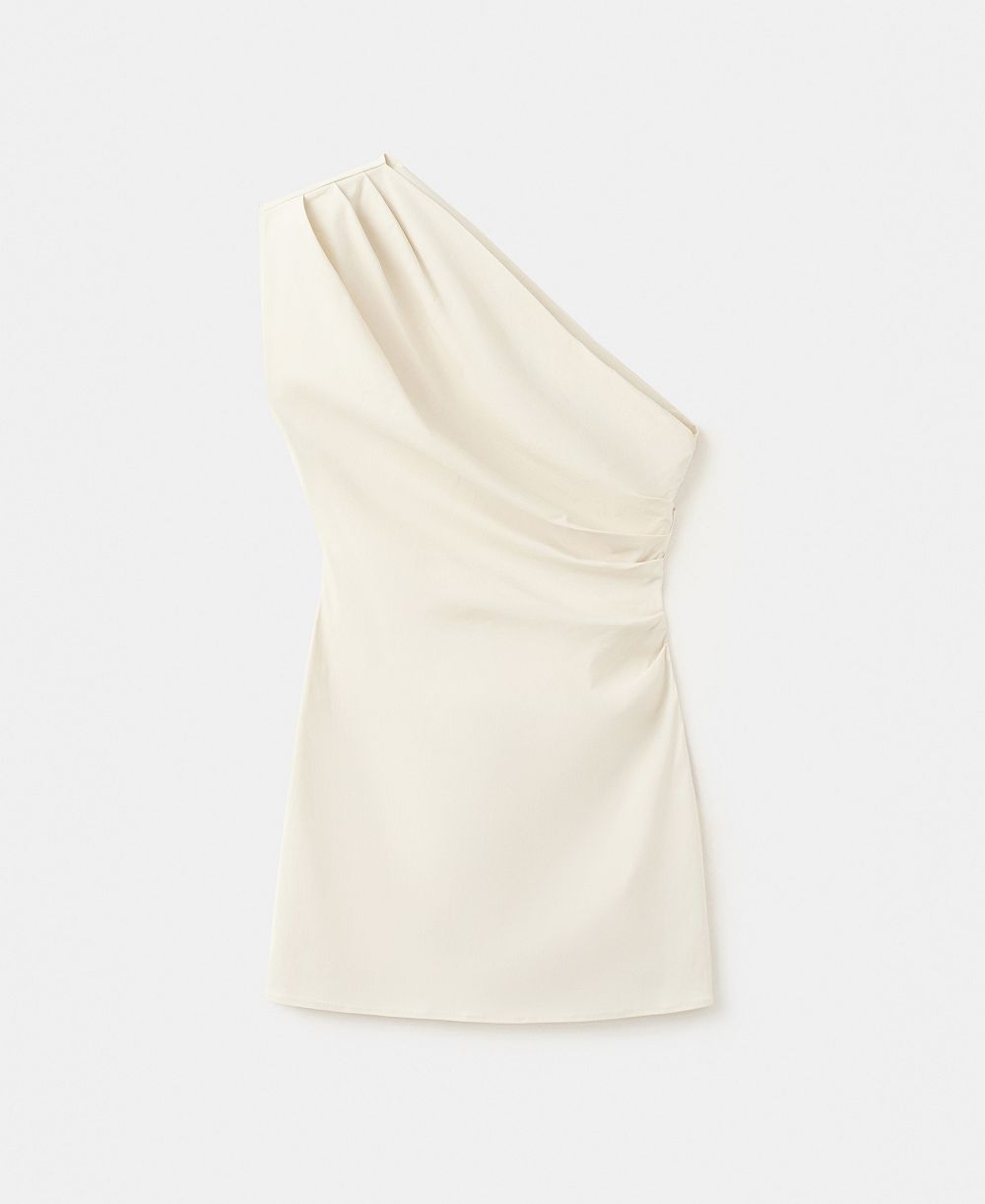 Женское платье Mango Asymmetric Neckline Draped Detail