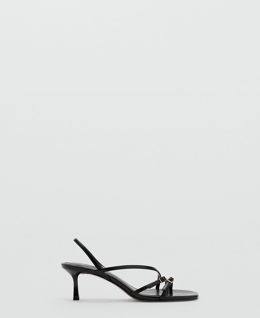 Женские сандалии MANGO Straps Kitten Heel