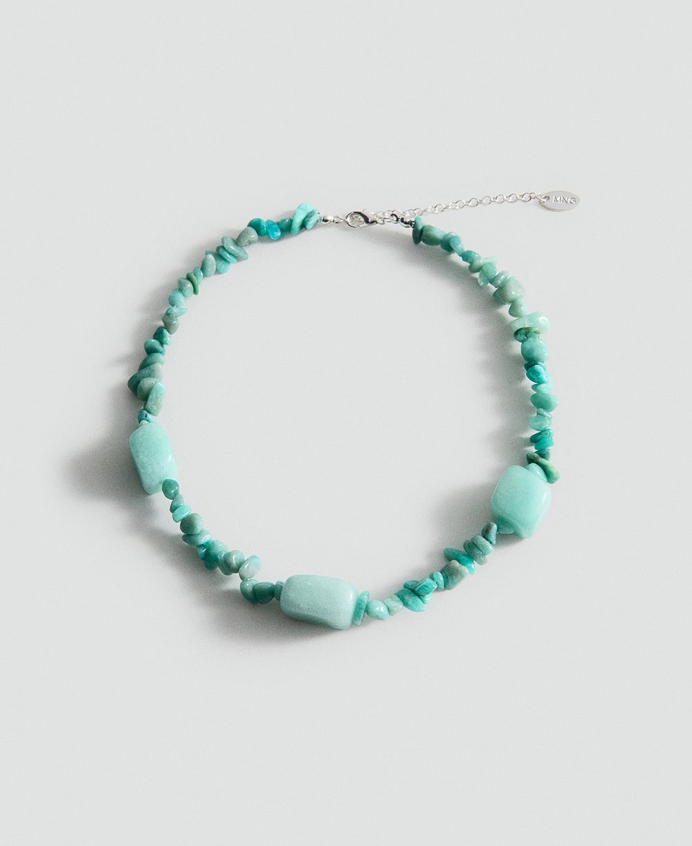 Mango Women's Bead Stone Necklace