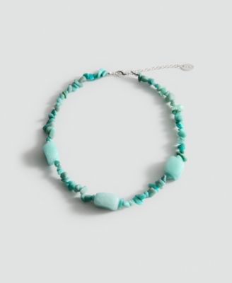 Mango Women's Bead Stone Necklace