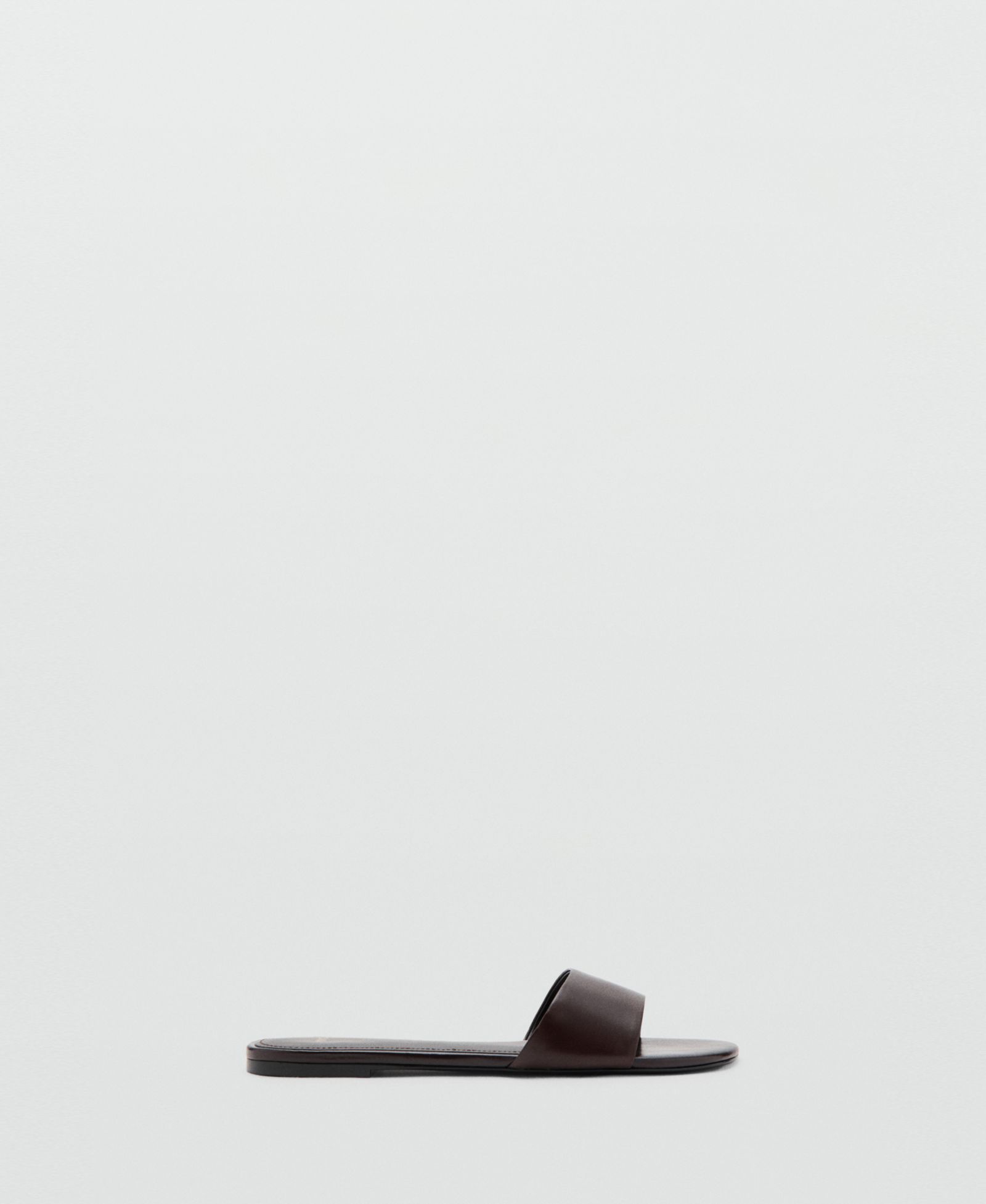Mango Women's Flat Leather Sandals