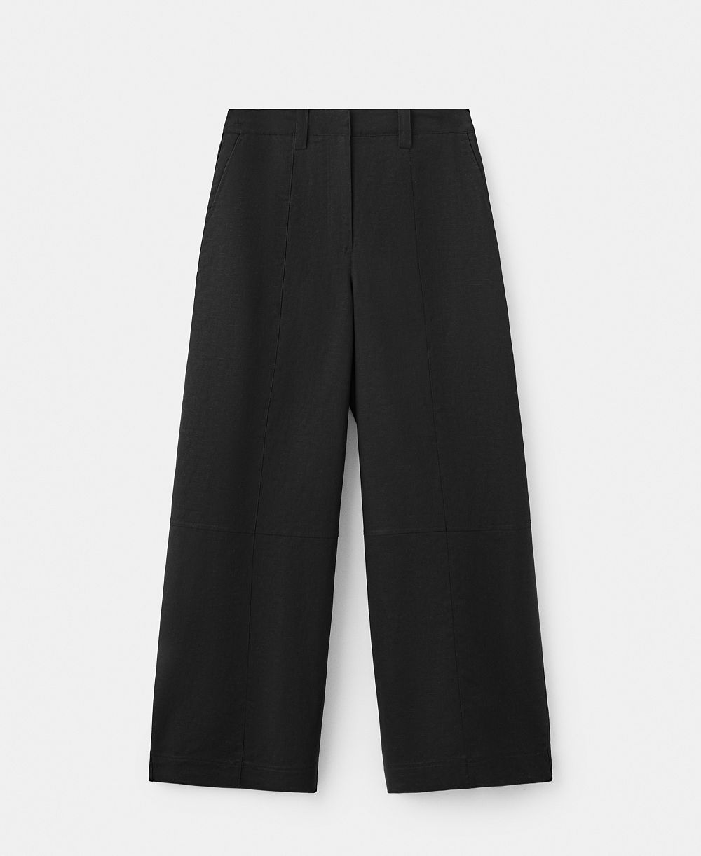 Mango Women's Linen Balloon Pants