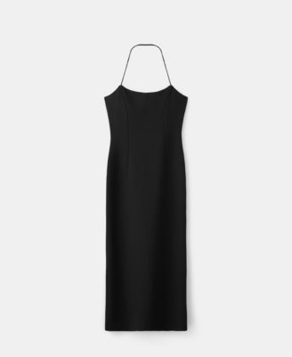Mango Женское платье Fitted Halter-Neck
