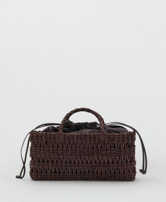 Сумка-тоут Mango Women's Medium Natural Fiber