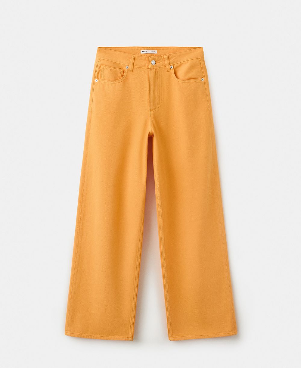 Женские джинсы Mango Straight Low-Waist