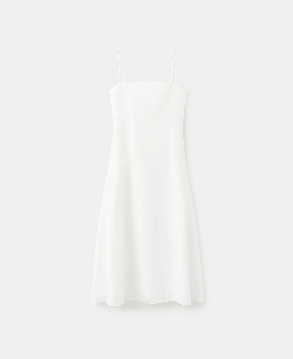 Mango Women's A-Line Linen Dress