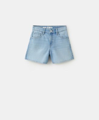 Женьи джинсовые шорты Mango Straight-Fit
