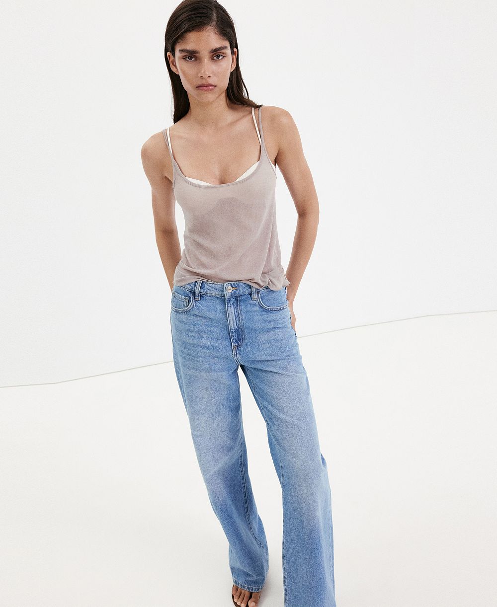 Женские джинсы Mango Danila High-Waisted Wide Leg
