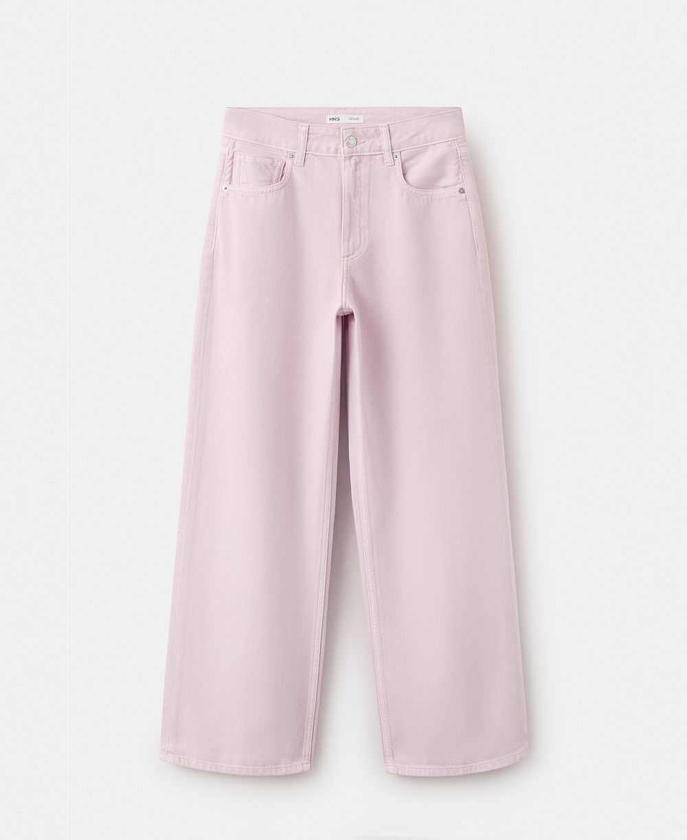 Mango Women's Straight Low-Waist Jeans