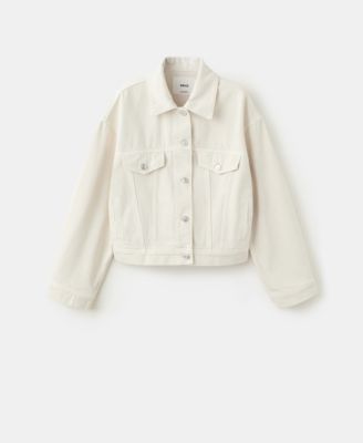 Mango Women's Pockets Denim Jacket