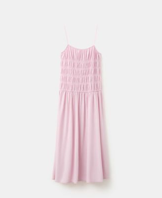 Mango Women's Shirred Long Dress