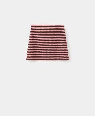 Mango Women's Striped Knitted Skirt