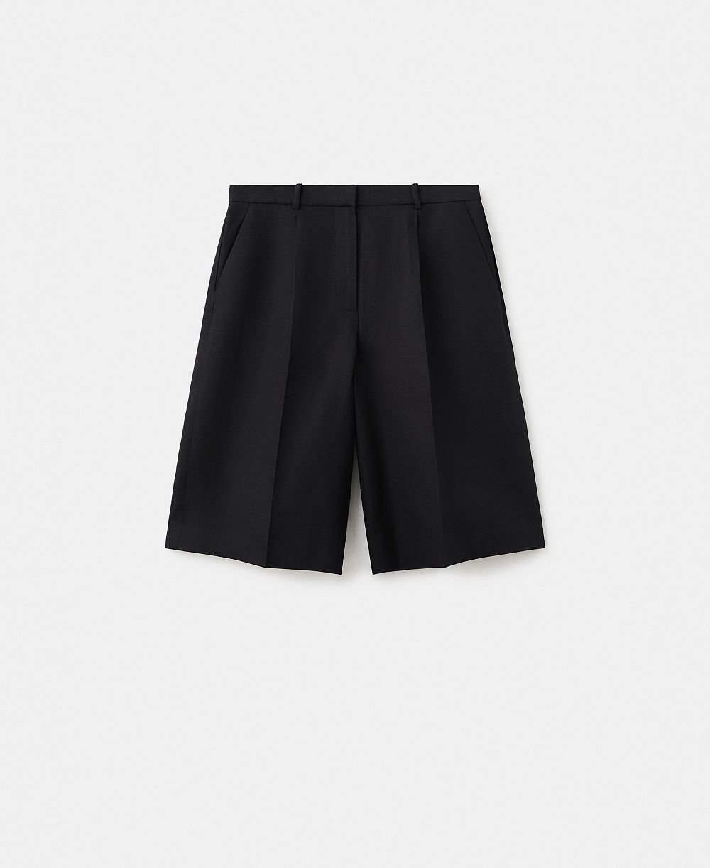 Mango Women's Straight Linen Bermuda Shorts