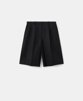 Женские льняные шорты Mango Bermuda
