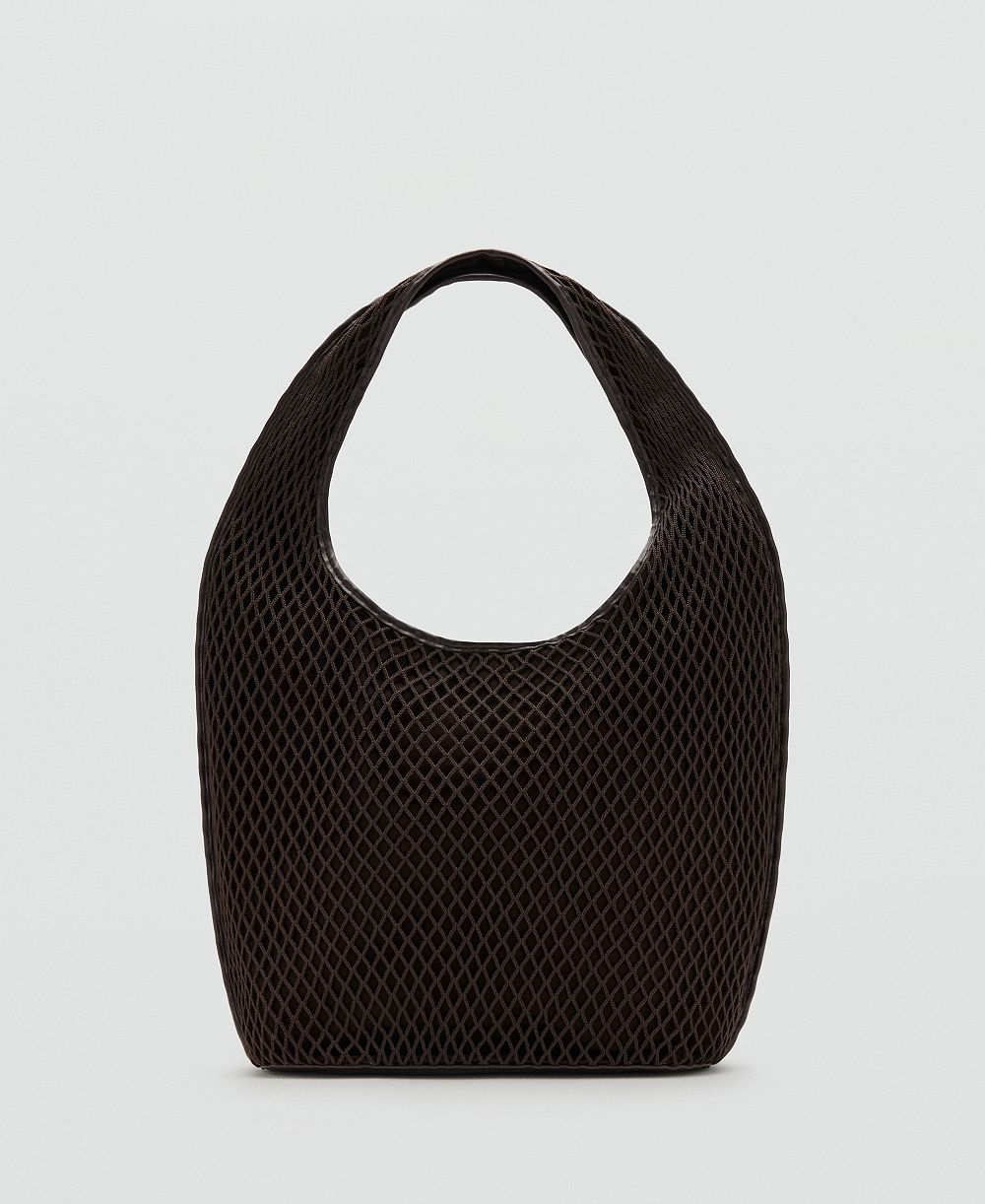 Женская сумка Mango Mesh Bucket Bag