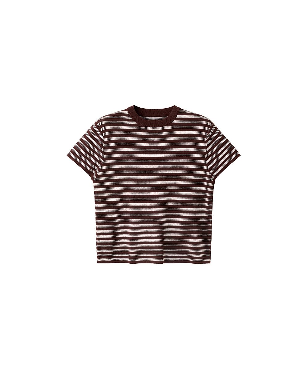 MANGO Women's Short-Sleeve Ribbed Sweater
