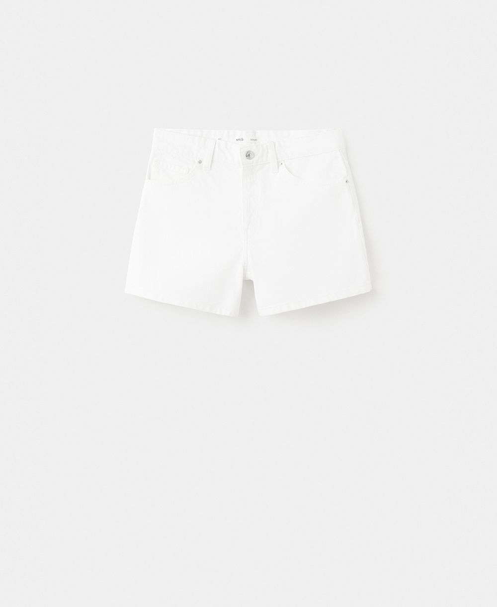 Mango шорты джинсовые женские Straight-Fit