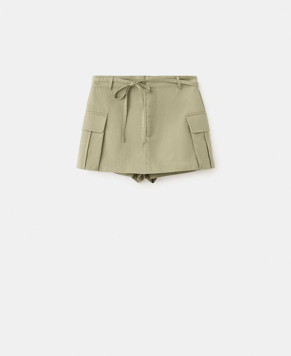 Mango Women's Pockets Cargo Shorts