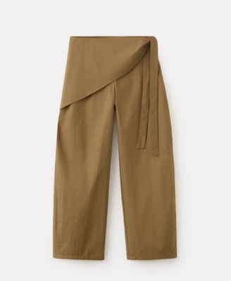 Mango Women's Straight Leg Scarf Pants