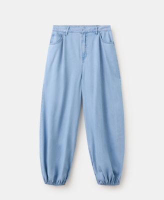 Женские джинсы Mango с высокой талией Baggy