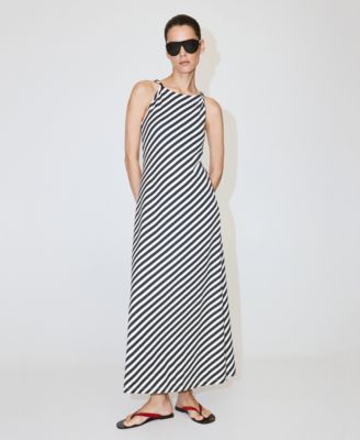 Mango Women's Draped Straps Knit Dress