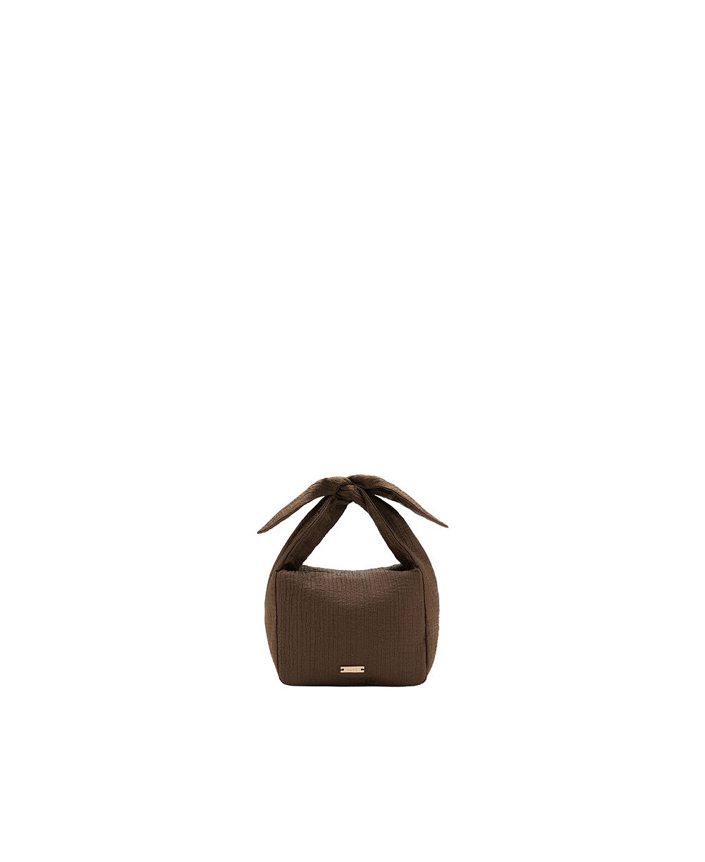 Женская сумка Mango Bow Crinkled Handbag