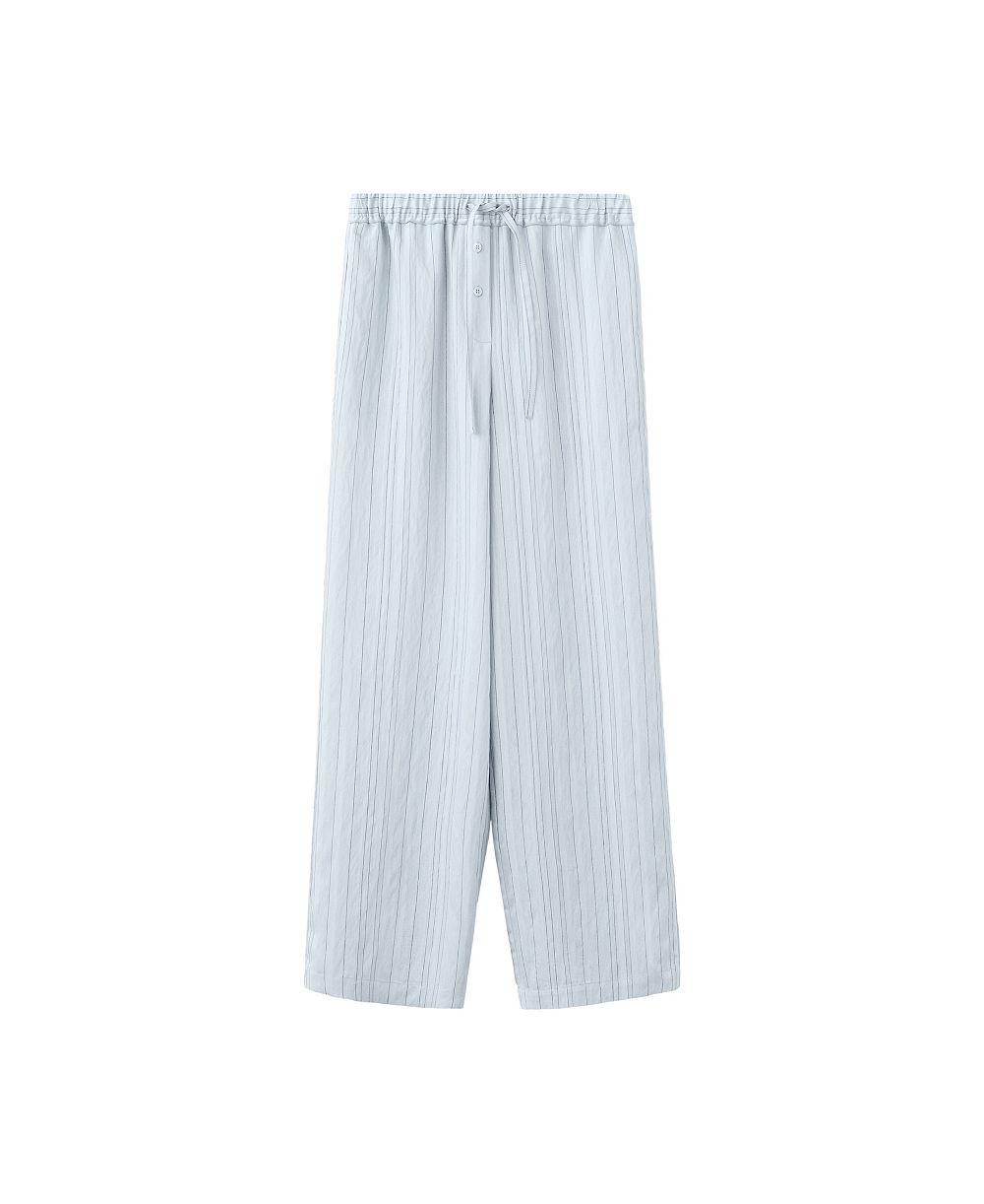 Mango Women's Wide-Leg Striped Pants