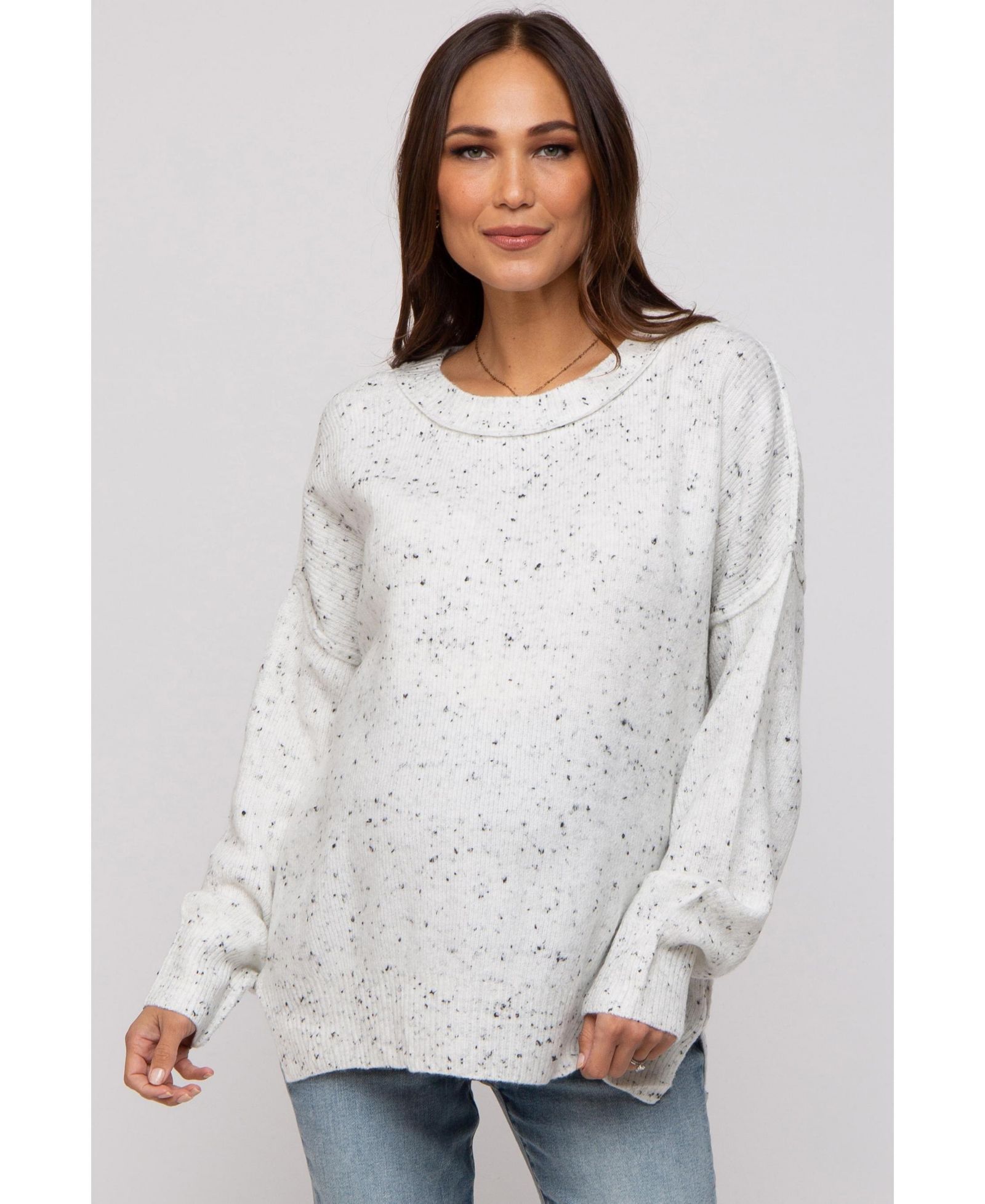 Pinkblush Women's Speckled Knit Sweater