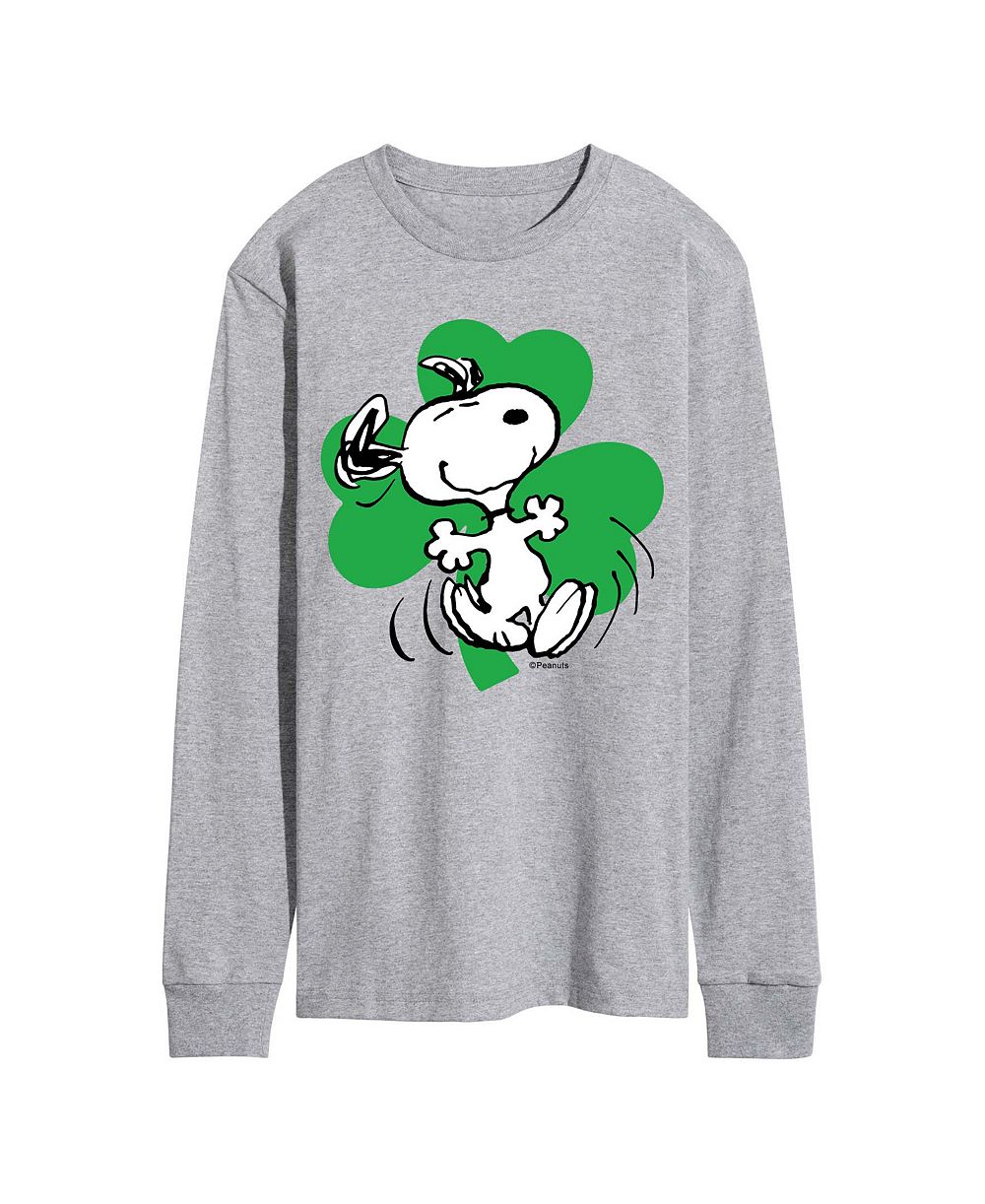 AIRWAVES Мужская футболка с принтом Peanuts Snoopy St. Patrick's Day