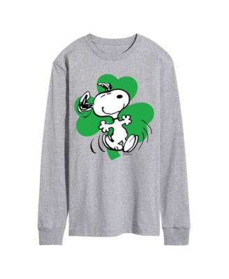 AIRWAVES Мужская футболка с принтом Peanuts Snoopy St. Patrick's Day