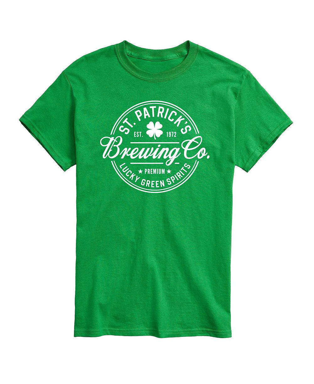 AIRWAVES Men's Instant Message St. Patrick's Brewing Co. Short-Sleeve Graphic T-Shirt