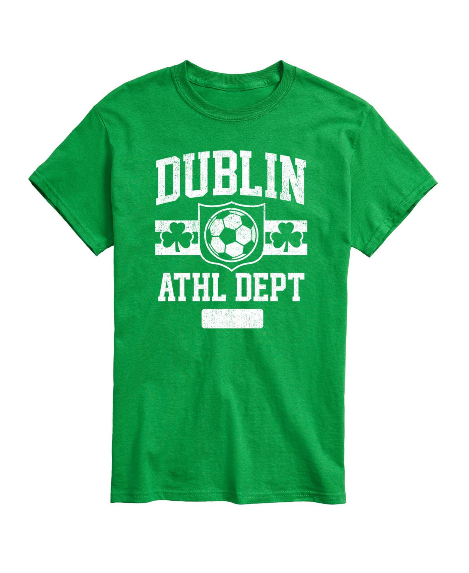 AIRWAVES Men's Instant Message Dublin Athletic Dept Soccer Short-Sleeve Graphic T-Shirt