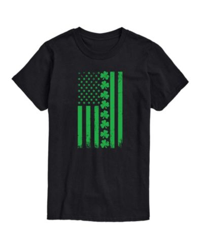 AIRWAVES Мужской Instant Message Lucky USA Flag Short-Sleeve Graphic T-Shirt