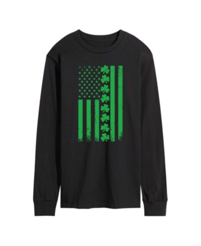Мужская футболка AIRWAVES Instant Message Lucky USA Flag с длинным рукавом