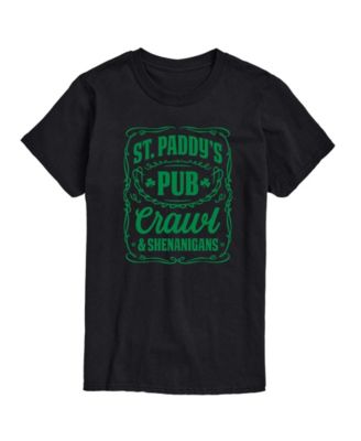 Мужская футболка с принтом AIRWAVES St. Paddy's Pub Crawl с коротким рукавом