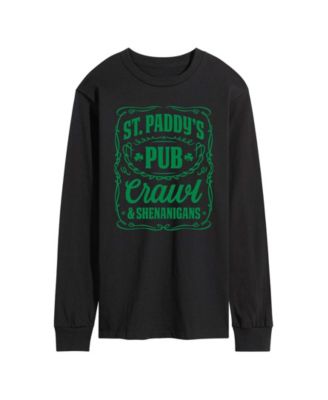 Мужская футболка AIRWAVES Instant Message St. Paddy's Pub Crawl с графическим принтом и длинным рукавом