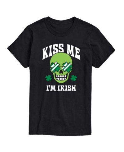 AIRWAVES Мужская футболка с принтом Kiss Me I'm Irish