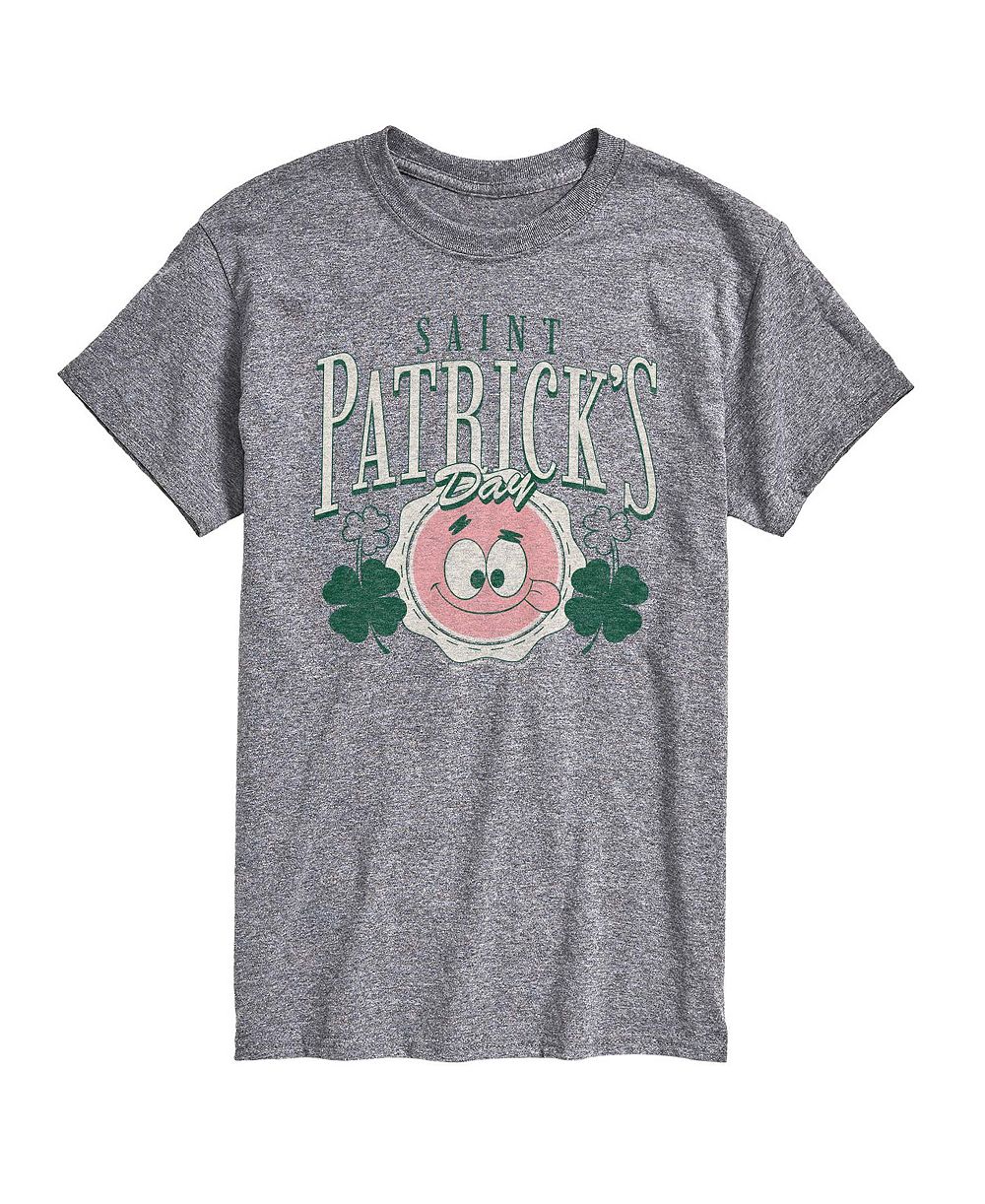 Мужская футболка AIRWAVES SpongeBob Squarepants St. Patrick's Day с принтом