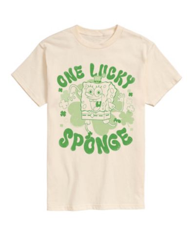 Мужская футболка AIRWAVES SpongeBob Squarepants One Lucky Sponge Clovers с коротким рукавом