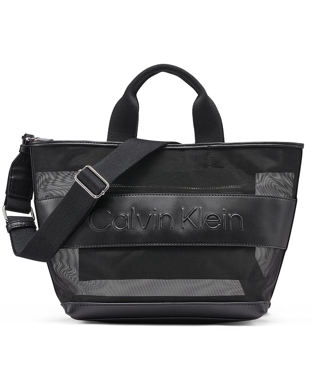 Calvin Klein Averil Mesh Large Crossbody Handbag